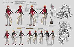 【work】『Fate/Grand Order』 概念礼装-カルデア・エクスプレス ラーマ ポーターさんの衣装 設定画